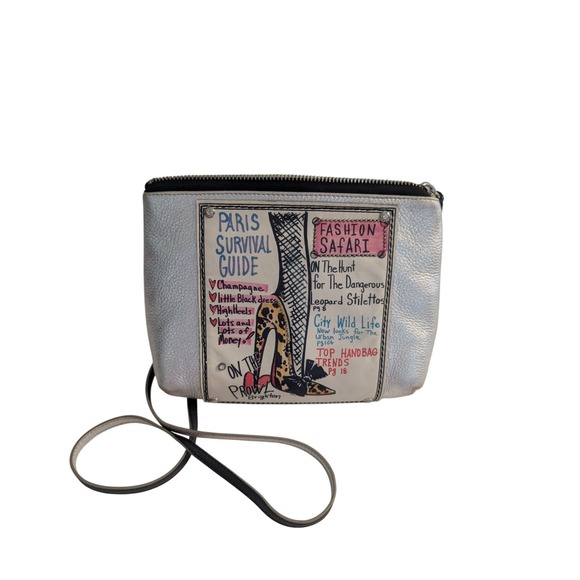 Brighton Handbags - Brighton Art to Wear "Paris Survival Guide" Crossbody Fashion Collectors‎ Purse